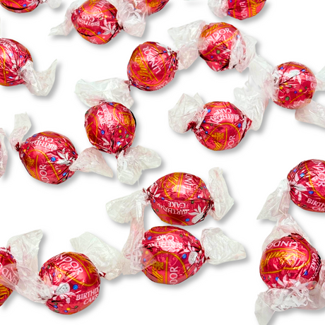 Lindt LINDOR Birthday Cake White Chocolate Truffles – Bulk Value Bag
