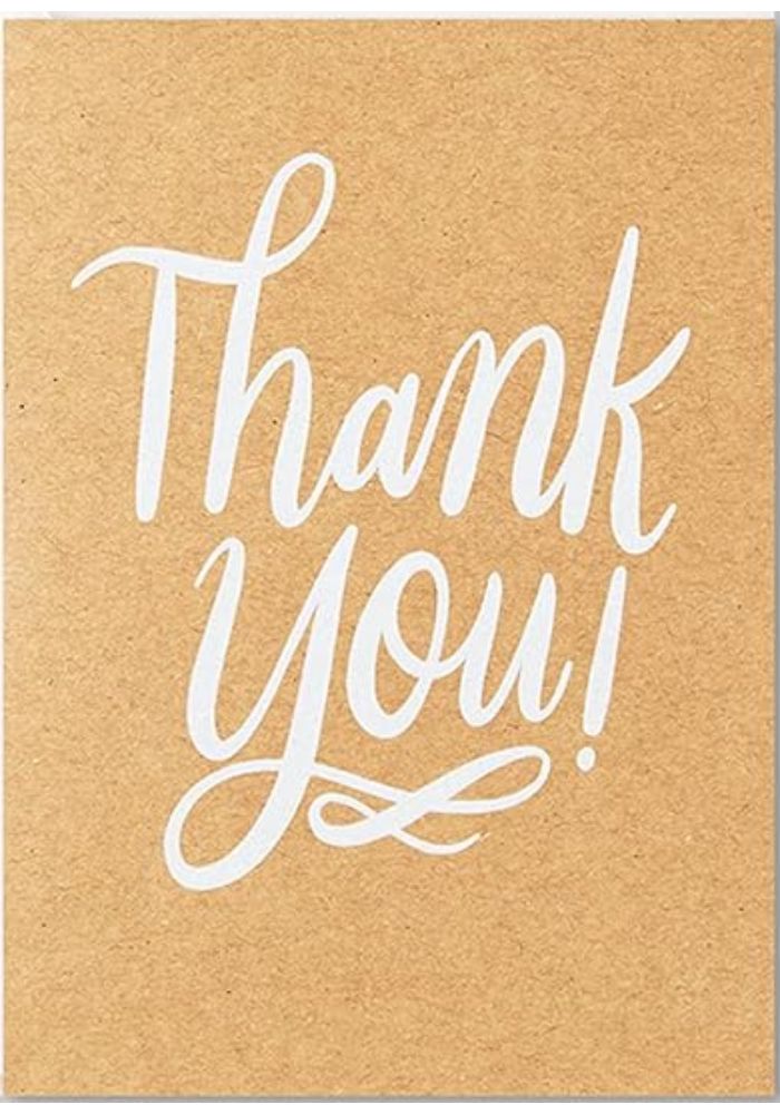 Thank You – Greeting card