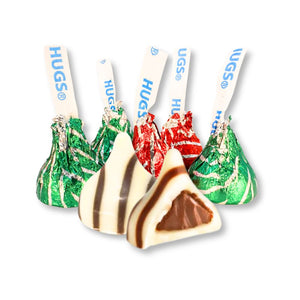 Hershey's Hugs – Milk Chocolate Kisses Hugged by White Creme – Bulk Value Bag
