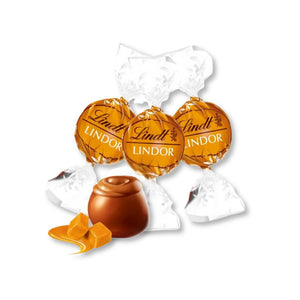 Lindt LINDOR Caramel Milk Chocolate Truffles – Bulk Value Bag