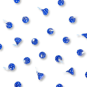 Hershey's Kisses Milk Chocolate – Blue Foils with Stars, Bulk Value Bag