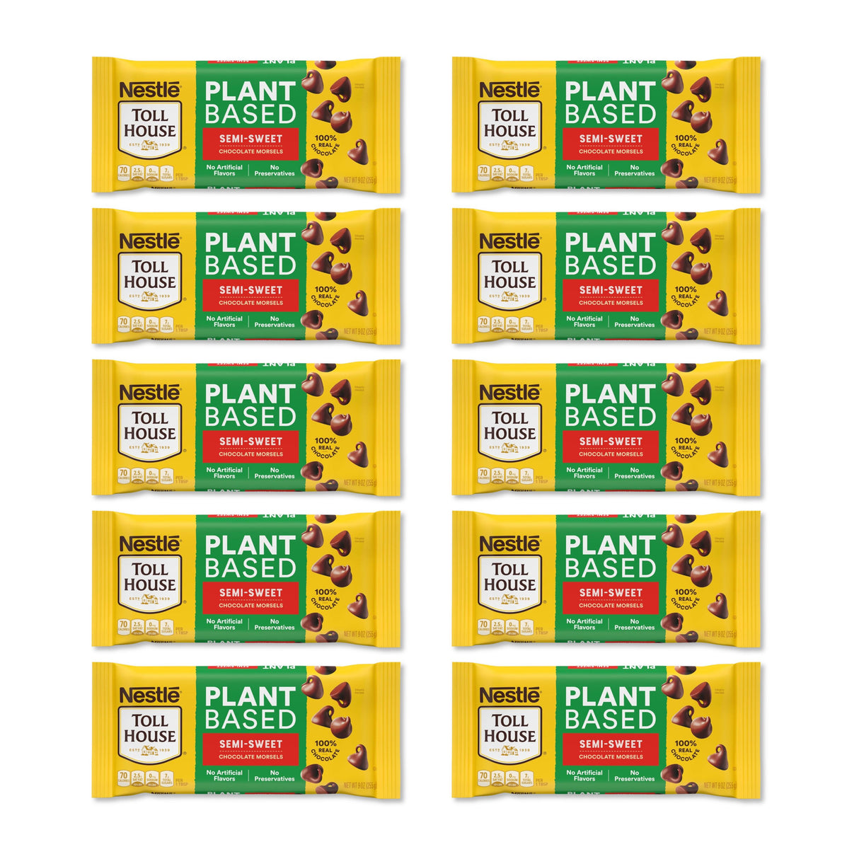 Nestle Toll House Plant Based Semi-Sweet Chocolate Morsels – 9 oz