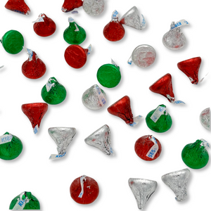 Hershey's Kisses Milk Chocolate – Christmas Foils, Bulk Value Bag