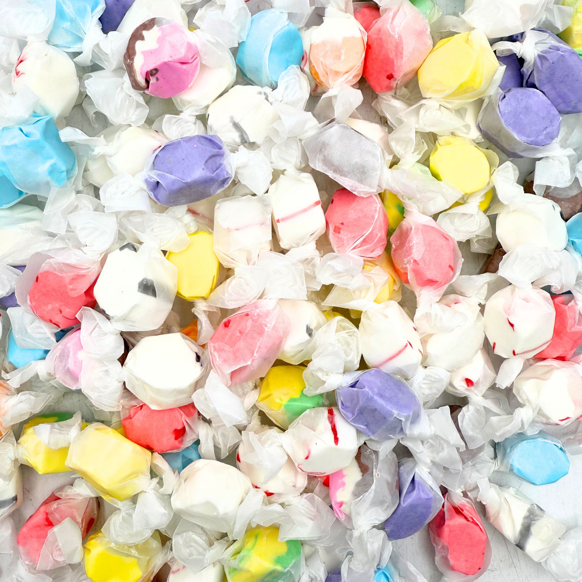 Salt Water Taffy Candy – Assorted Flavors – Bulk Value Bag
