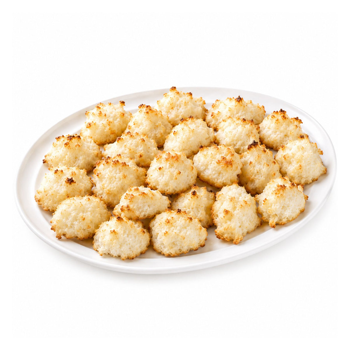 Coconut Macaroons – Light & Fluffy with Toasted Coconut Topping