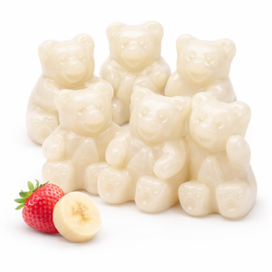 Albanese Gummi Bears – White Strawberry Banana