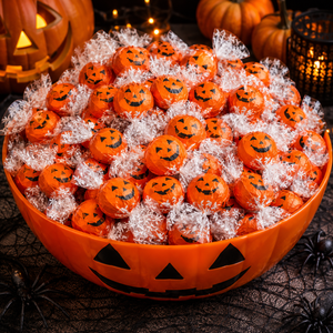 Lindt LINDOR Jack-o-Lantern Milk Chocolate Truffles – Bulk Value Bag