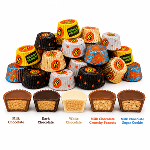 Reese's Mini Cups Assortment – 5 Flavor Peanut Butter Chocolate Mix