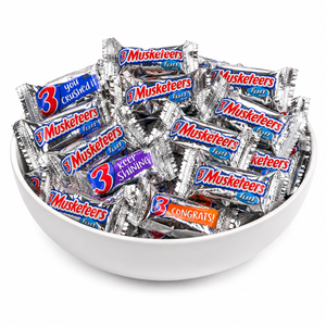 3 Musketeers Chocolate Candy Bar – Fun Size – Bulk Value Bag