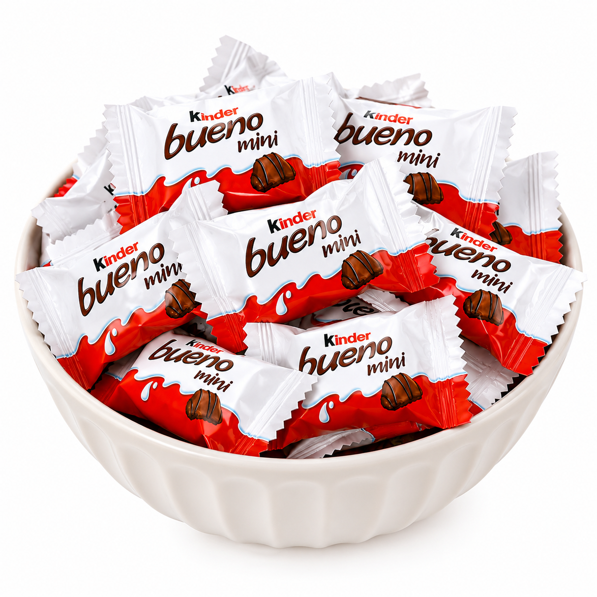 Kinder Bueno Minis – Crispy Milk Chocolate Wafer with Hazelnut Cream – Bulk Value Bag