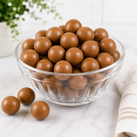 Peanut Butter Milk Chocolate Malt Balls – Bulk Value Bag