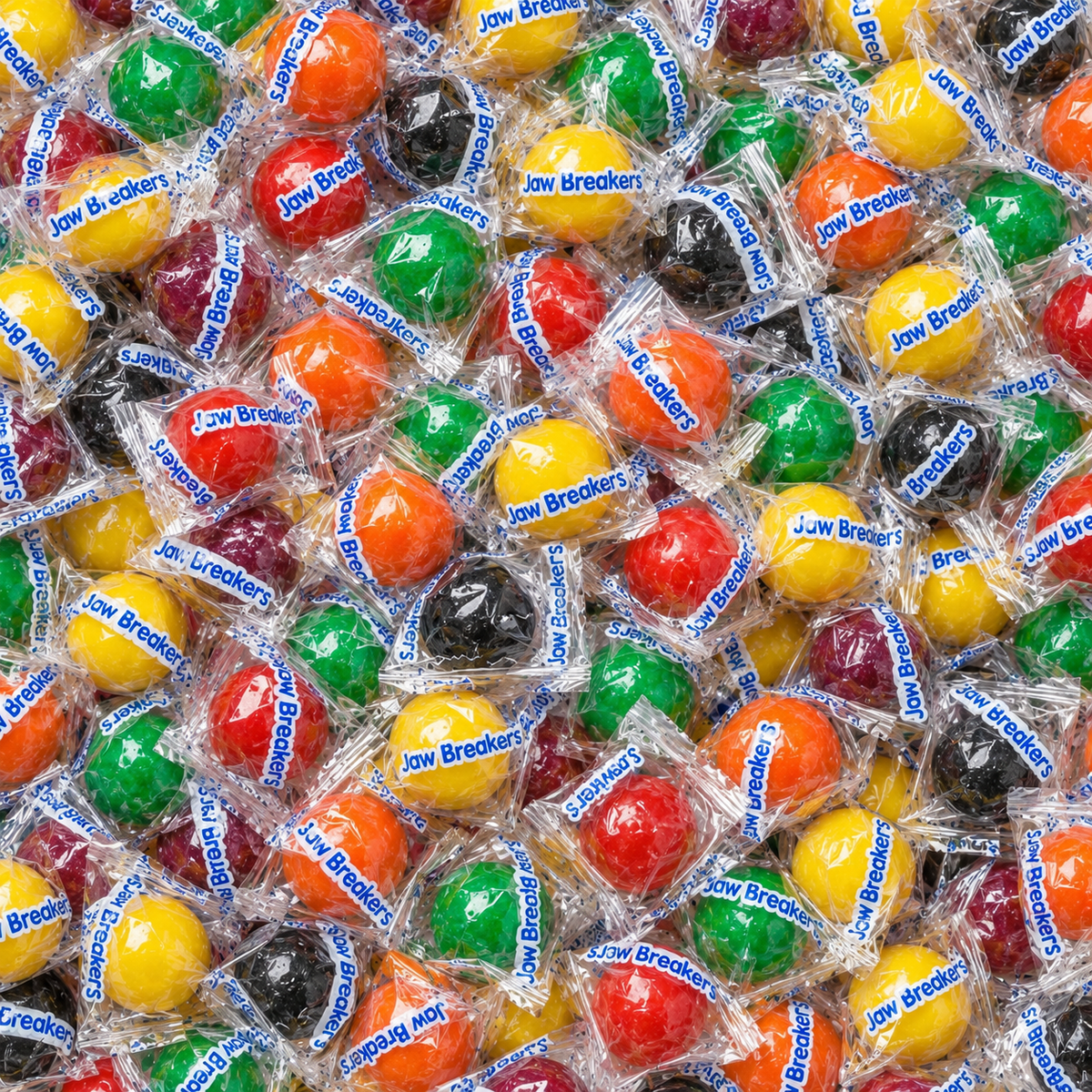 Jawbreakers Hard Candy – Assorted – Individually Wrapped – Bulk Value Bag