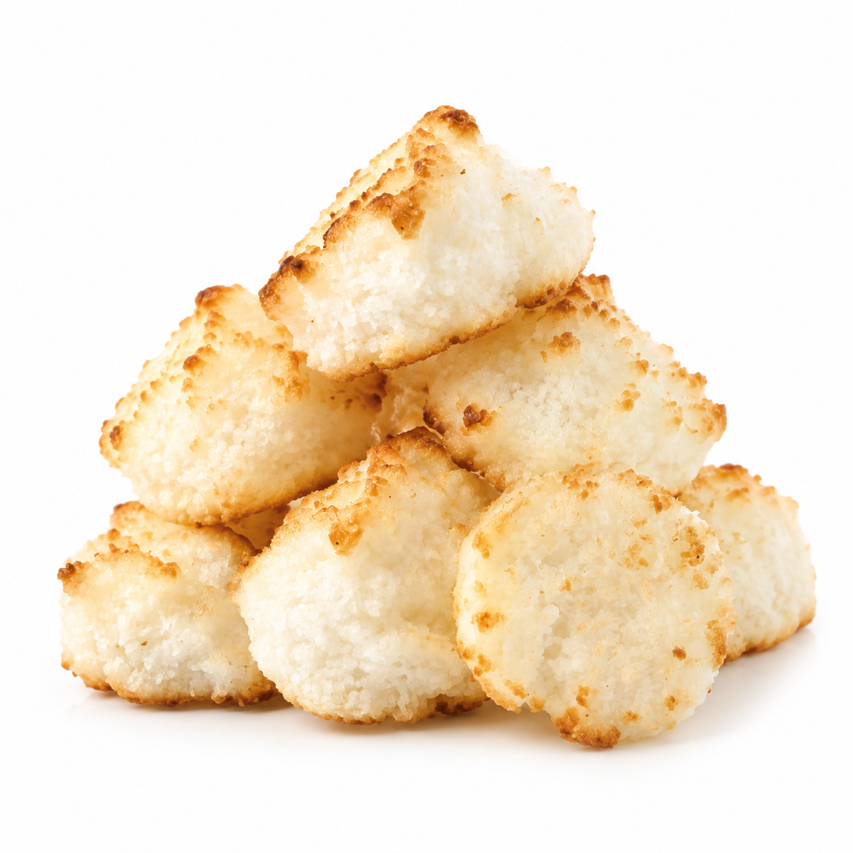 Coconut Macaroons – Light & Fluffy with Toasted Coconut Topping