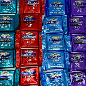 Ghirardelli Assorted Dark Chocolate Squares – Bulk Value Bag