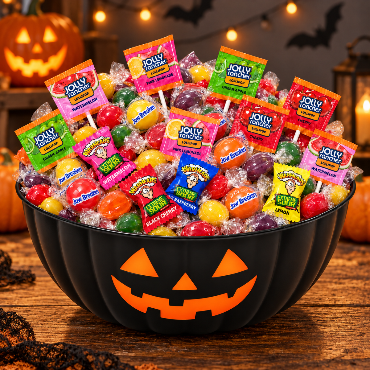 Wickedly Sweet & Sour – Halloween Hard Candy & Lollipop Mix