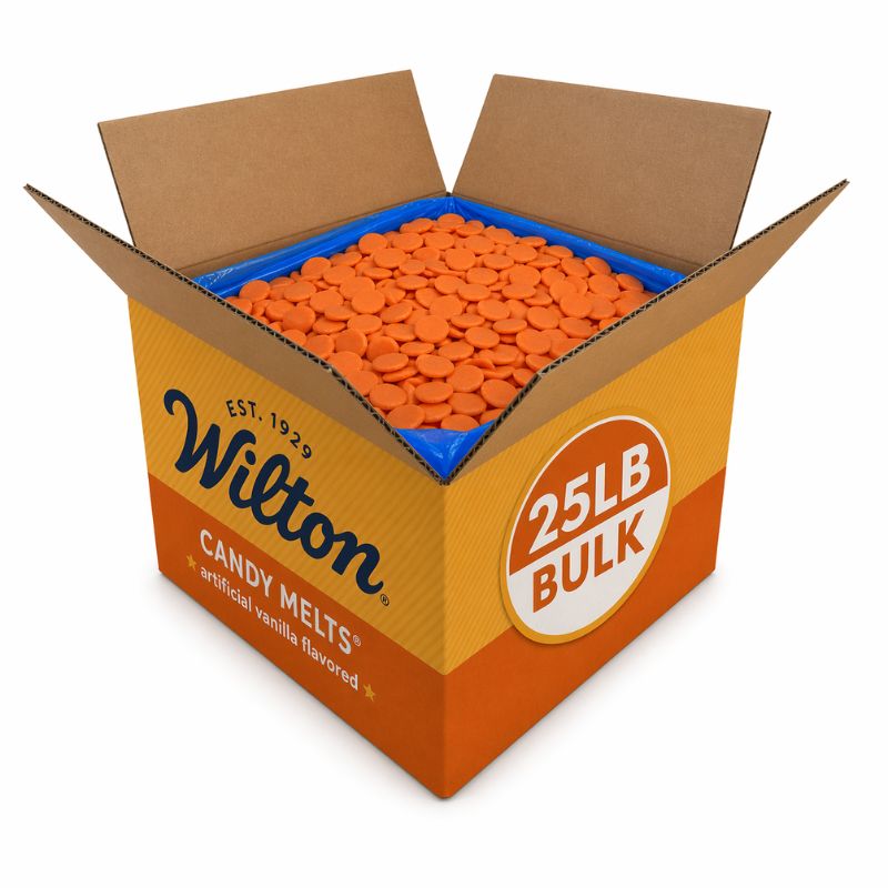 Wilton Orange Confectionery Melting Wafers – Bulk Value Bag