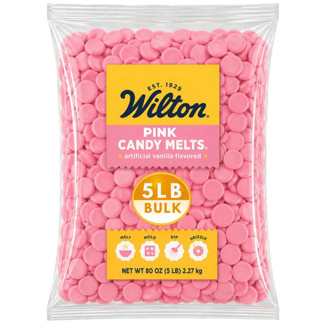 Wilton Pink Confectionery Melting Wafers – Bulk Value Bag