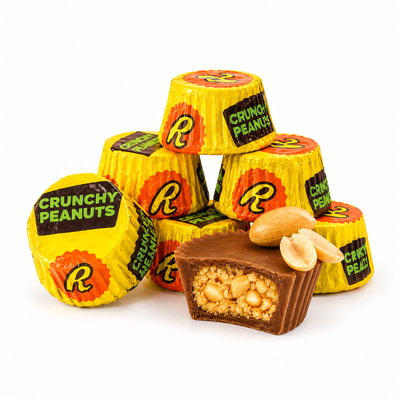 Reese's Miniature Cups Milk Chocolate & Peanut Butter with Crunchy Peanuts – Bulk Value Bag