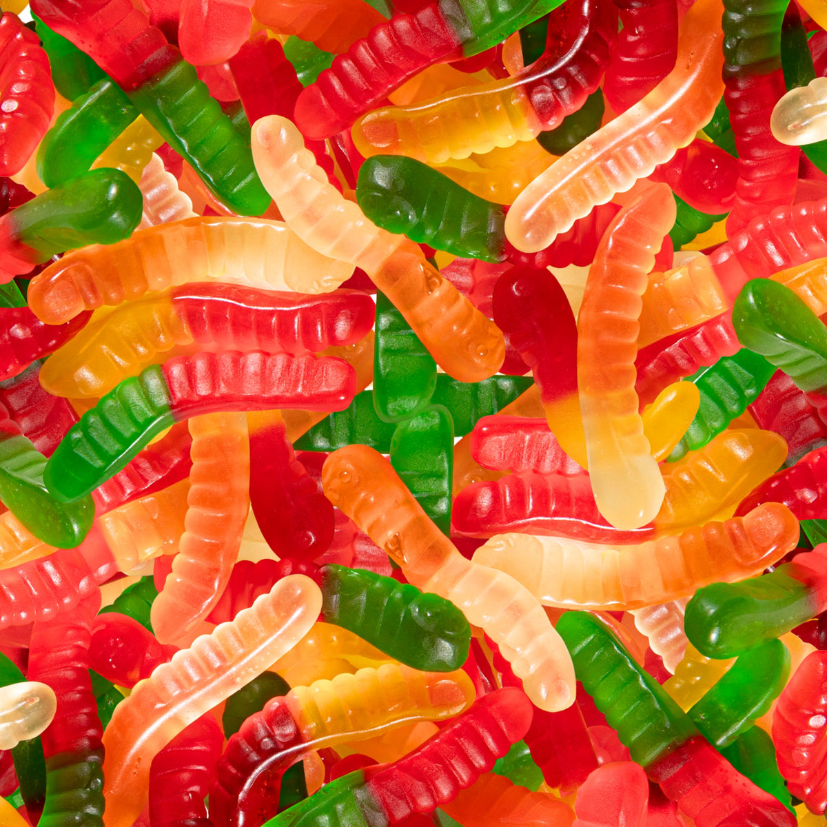 Albanese Gummi Worms – Assorted Flavors – 2 Inch – Bulk Value Bag
