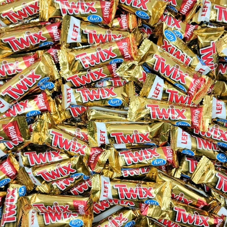 Twix Mini Carmel Chocolate Cookie Bars Candy – Bulk Value Bag