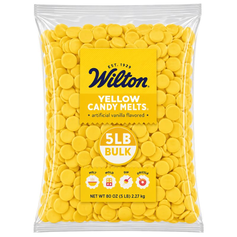 Wilton Yellow Confectionery Melting Wafers – Bulk Value Bag